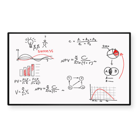 AQUOS BOARD 4W-B65FT5U: PIZARRON INTERACTIVO Y MONITOR PROFESIONAL DE 65" MULTI-TOUCH (HASTA 20 PUNTOS SIMULTANEOS) VERSIÓN SENCILLA (REQUIERE DE COMPUTADORA ADICIONAL Y REQUIERE DE BASE PARA FIJAR A MURO O PEDESTAL CON RUEDAS, NO INCLUIDOS)